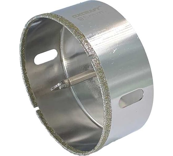 Изображение товара Коронка алмазная по керамограниту и керамике с центрирующим сверлом 95 мм OXCRAFT УТ-00014616