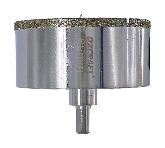 Изображение товара Коронка алмазная по керамограниту и керамике с центрирующим сверлом 85 мм OXCRAFT УТ-00014614