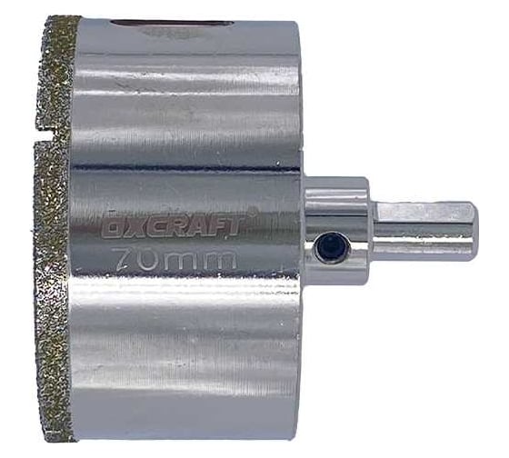 Изображение товара Коронка алмазная по керамограниту и керамике с центрирующим сверлом 70 мм OXCRAFT УТ-00014611