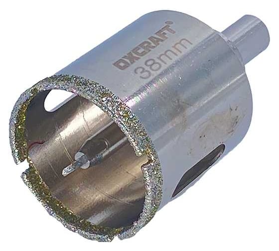 Изображение товара Коронка алмазная по керамограниту и керамике с центрирующим сверлом 38 мм OXCRAFT УТ-00014602