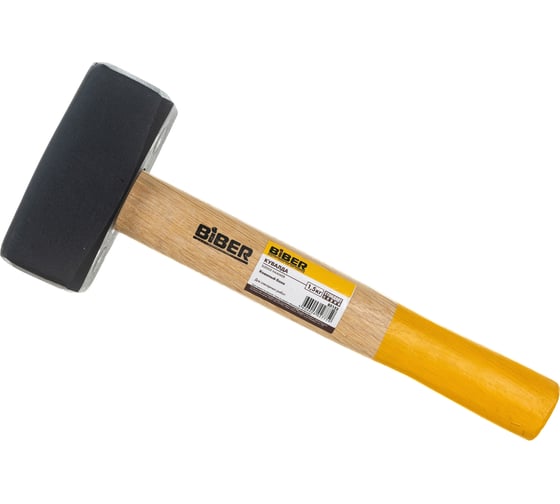 Изображение товара Кованая кувалда с деревянной ручкой 1,5кг Biber Стандарт 85152 тов-085221