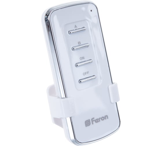 Изображение товара Дистанционный 2-х канальный выключатель с пультом управления (230V, 1000W, 30м, белый) FERON TM72 23262