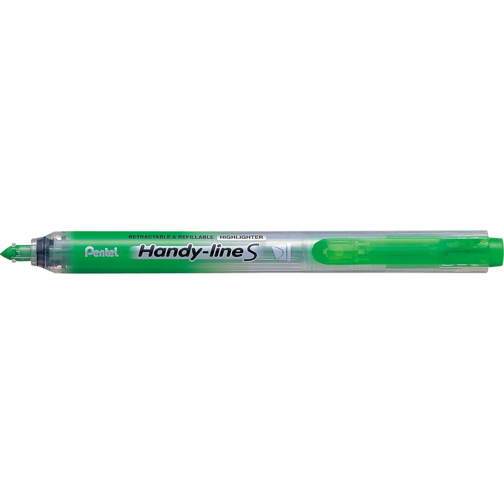 Изображение товара Автоматический маркер-выделитель Pentel Handy-Lines 1.0/4.5 мм 12 шт салатовый