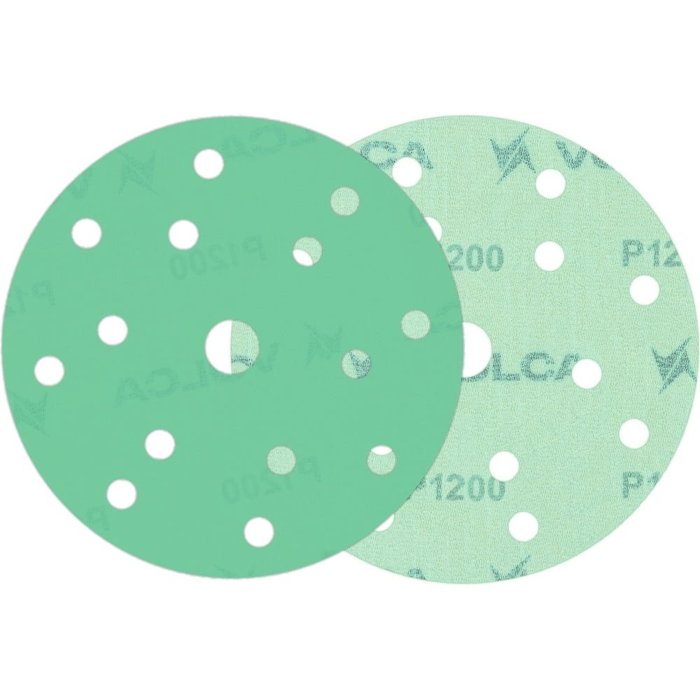 Изображение товара Диск абразивный на пленочной основе 150 мм P1200 15 отв. VOLCA 55210224120