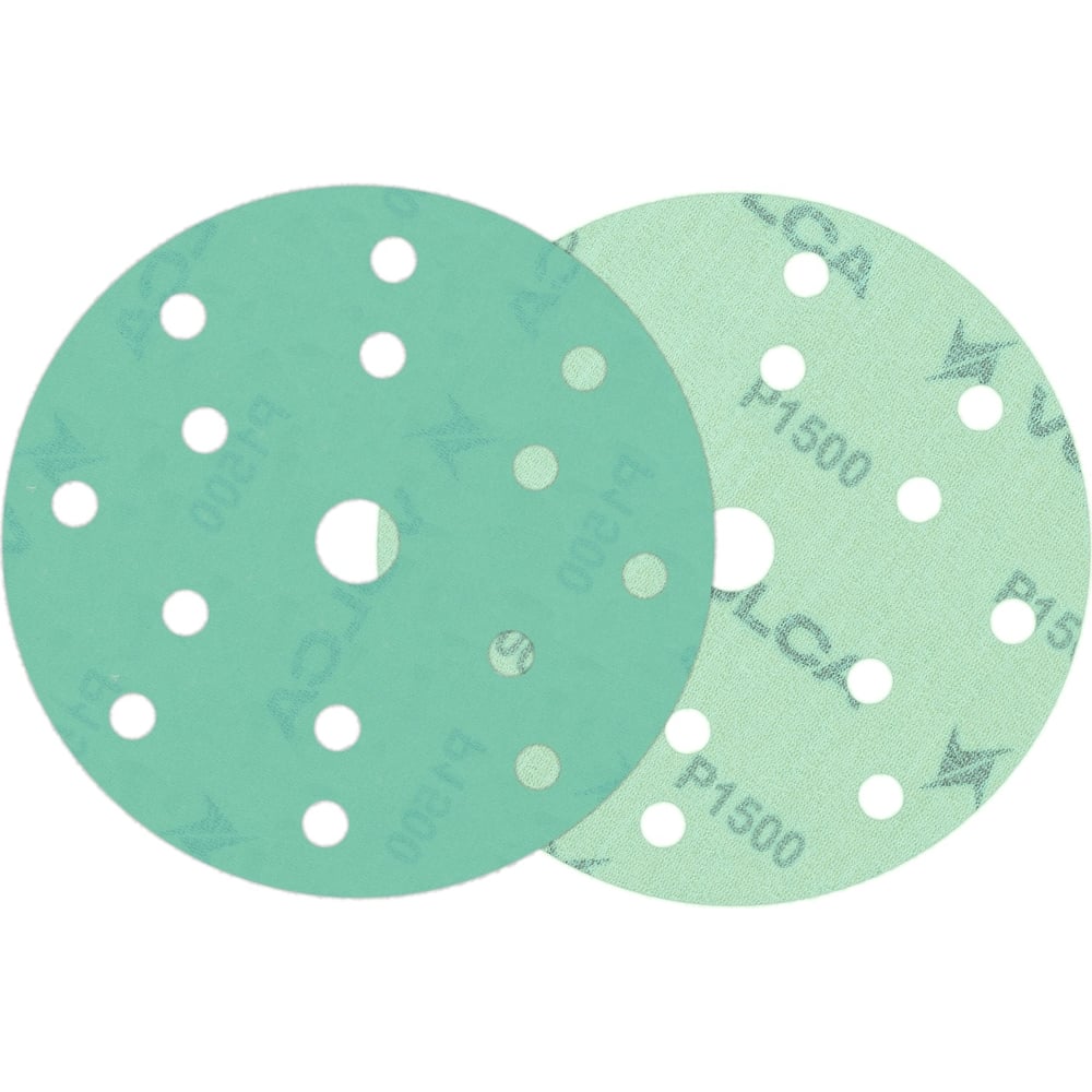 Изображение товара Диск абразивный на пленочной основе Emerald 150 мм 15 отверстий P1500 100 шт