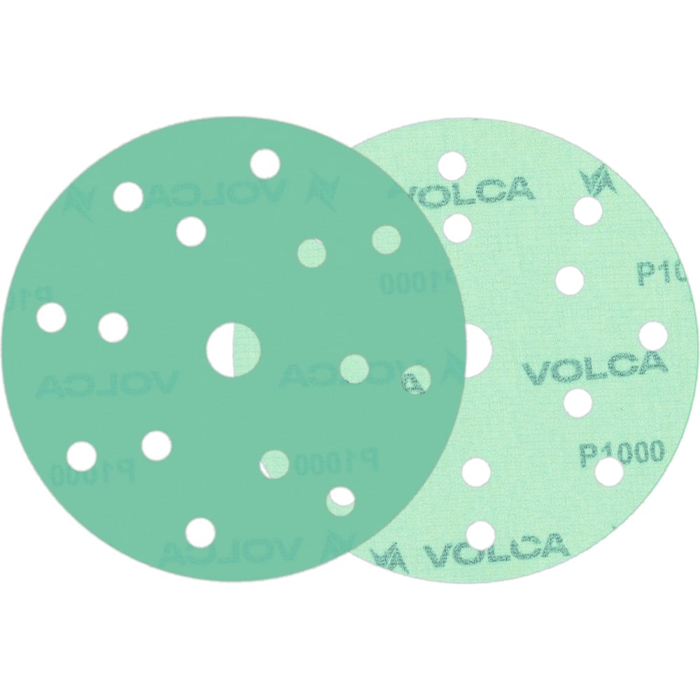 Изображение товара Диск абразивный на пленочной основе Emerald 150 мм 15 отверстий P1000 100 шт VOLCA 55210224100