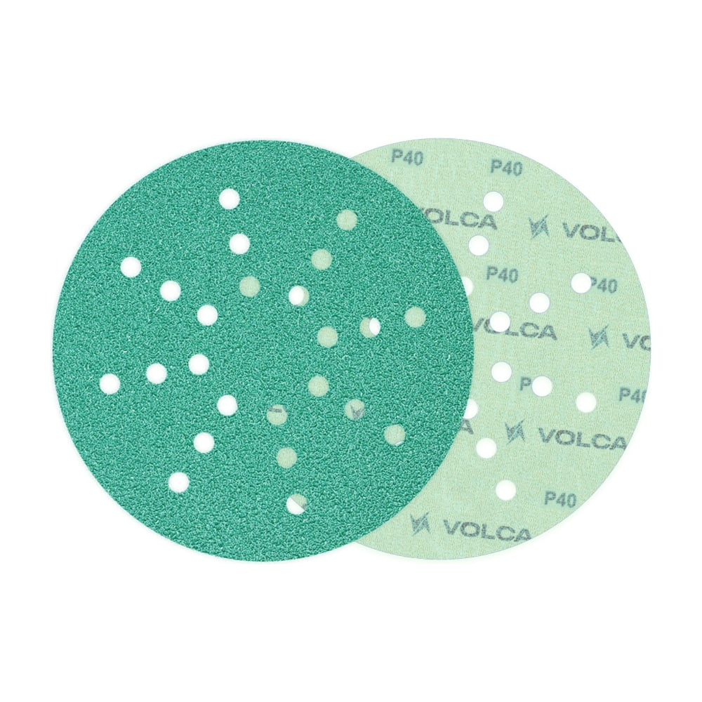 Изображение товара Диск абразивный на пленочной основе Emerald 225 мм 24 отв. P40 50 шт VOLCA