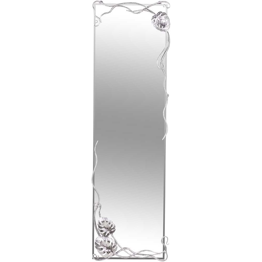 Прямоугольное настенное зеркало в прихожую BOGACHO блюдо прямоугольное cmielow рококо узор платина фарфор d 36 см