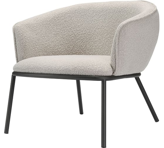 Изображение товара Лаунж-кресло Bergenson Bjorn Paal, букле, серое FH-PL-LARMCH-PL-GR