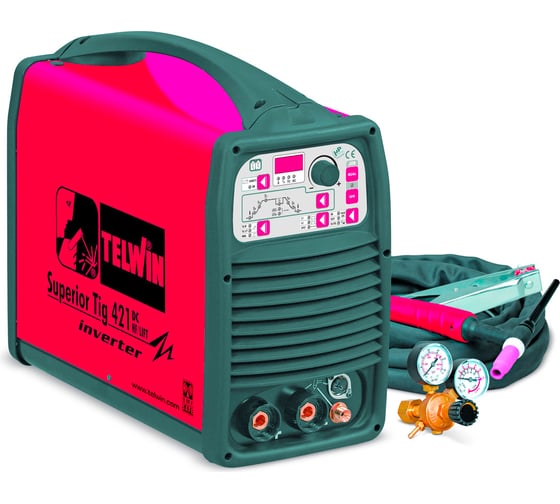 Изображение товара Сварочный аппарат TELWIN SUPERIOR TIG 421 DC-HF/LIFT 400V + TIG ACC 816132