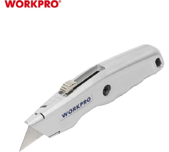 Изображение товара Строительный выдвижной нож WORKPRO алюминиевый WP213006