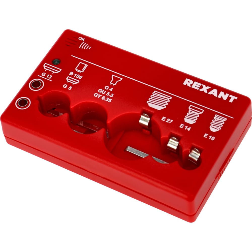 Портативный тестер для ламп REXANT тестер пробник rexant r 48 12 2035