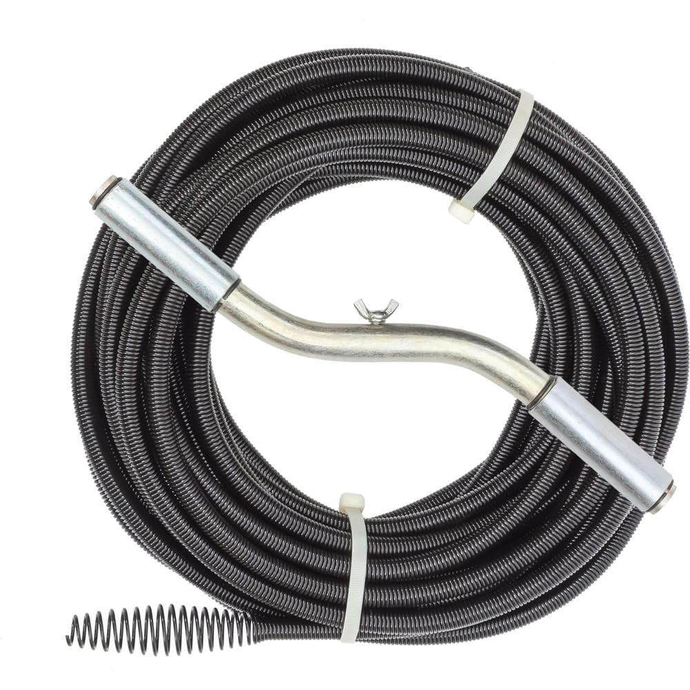 Изображение товара Спираль сантехника CROCODILE 50310-10-23 для удаления засоров до 110 мм длиной 23 м