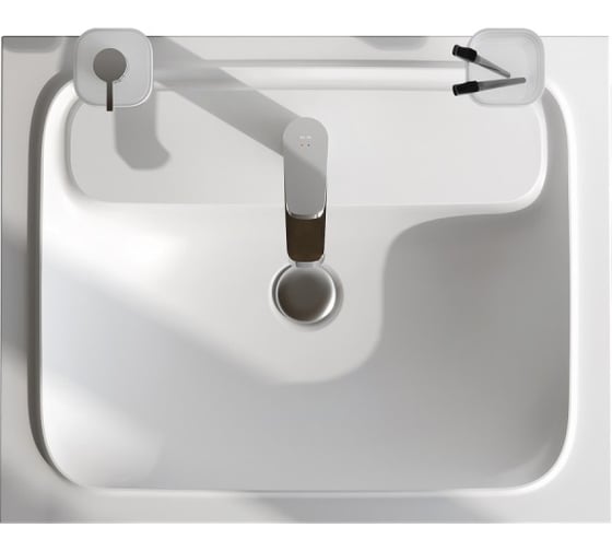 Изображение товара Мебельная раковина AM.PM Func литьевой мрамор, 60 см, цвет белый матовый M8FWPC0600WM