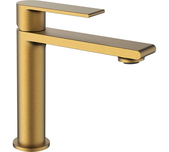 Изображение товара Смеситель для раковины VINCEA vogue однорычажный, брашированное золото VBF-1V1BG