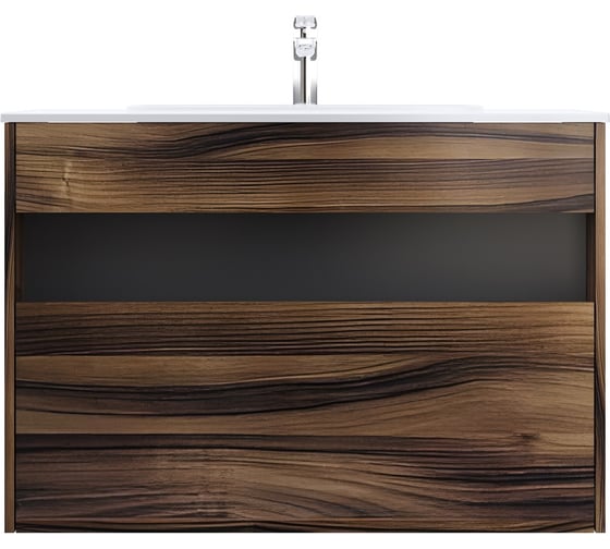 Изображение товара База с нишей AM.PM Func 1 ящик (pull-out), 100 см, цвет дерево текстурир-ое M8FFUX1001OF