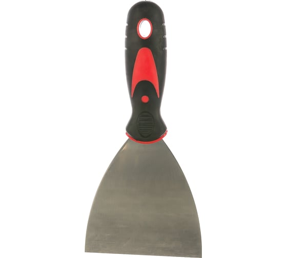 Изображение товара Шпатель из нержавеющей стали КЕДР ПРОФИ 100мм, двухкомпонентная ручка 041-0100 26229