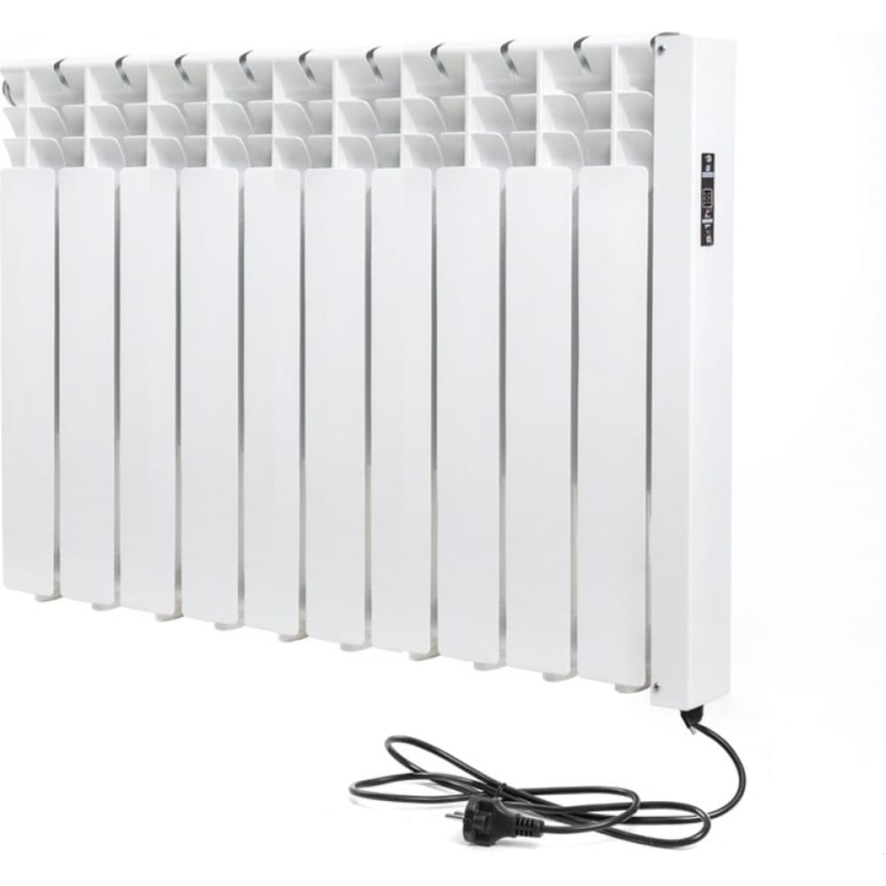 Электрический энергоэффективный радиатор отопления Normand, цвет белый 344-152 - фото 1