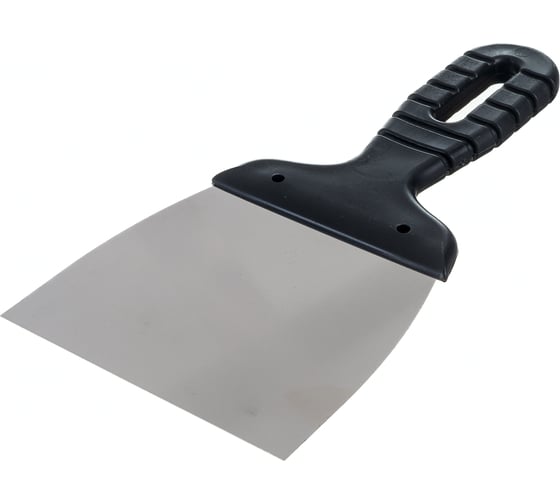 Изображение товара Шпатель из нержавеющей стали КЕДР 100мм,пластиковая ручка 040-0100 26216