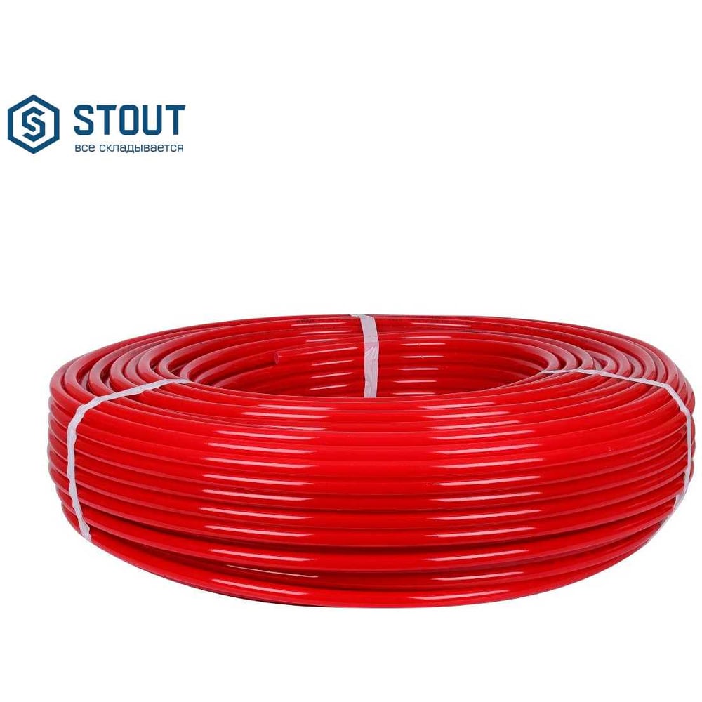 Изображение товара Труба из сшитого полиэтилена с кислородным барьером 16х2,0 красная SPX-0002-501620