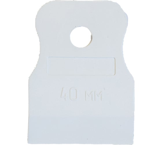 Изображение товара Резиновый шпатель КЕДР белый, 40мм 139-0001 134977