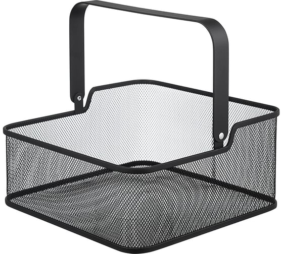 Изображение товара Корзина для хранения Bergenson Bjorn квадратная Ferrant, 25,4x25,4x12 см, черная BB000080