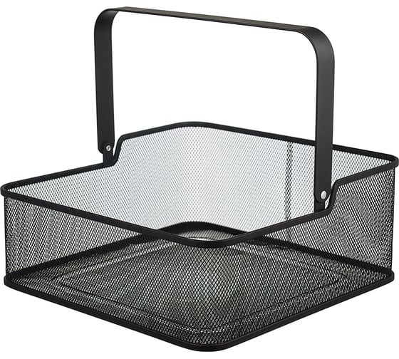 Изображение товара Корзина для хранения Bergenson Bjorn квадратная Ferrant, 30,5x30,5x12,5 см, черная BB000081