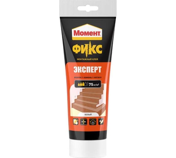 Изображение товара Монтажный клей МОМЕНТ FIX Эксперт туба 250 г Б0034944 2353533