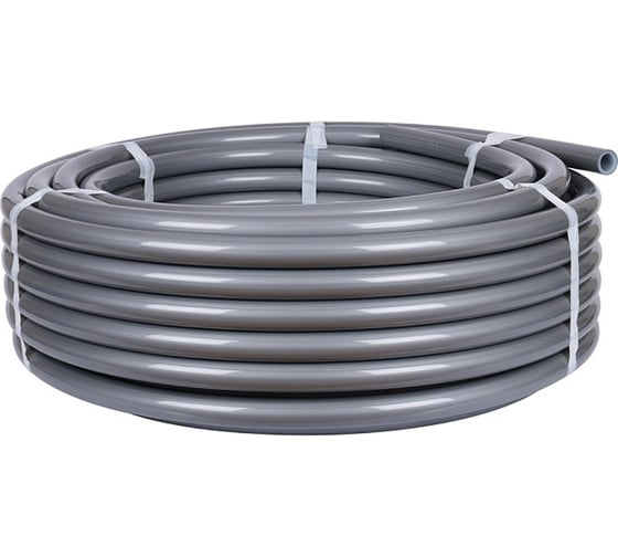 Изображение товара Труба из сшитого полиэтилена с кислородным слоем STOUT PEX-a 32х4,4 бухта 50 м серая SPX-0001-003244
