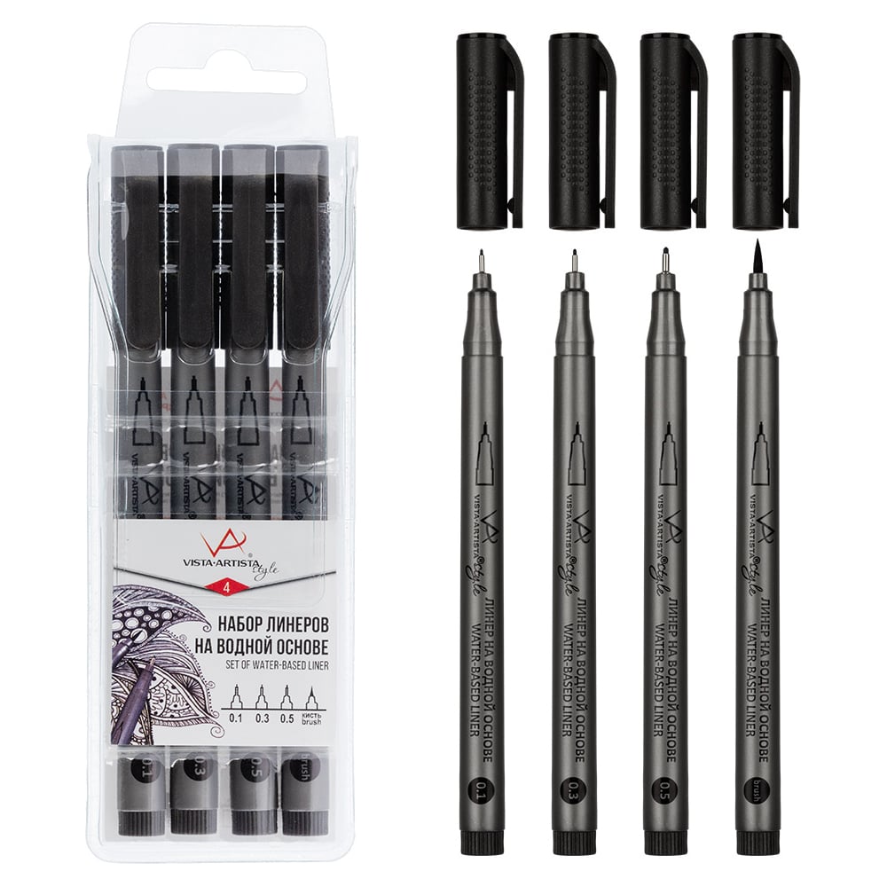 Набор маркеров Vista-Artista заправка для маркеров touch refill ink 20 мл wg8 теплый серый