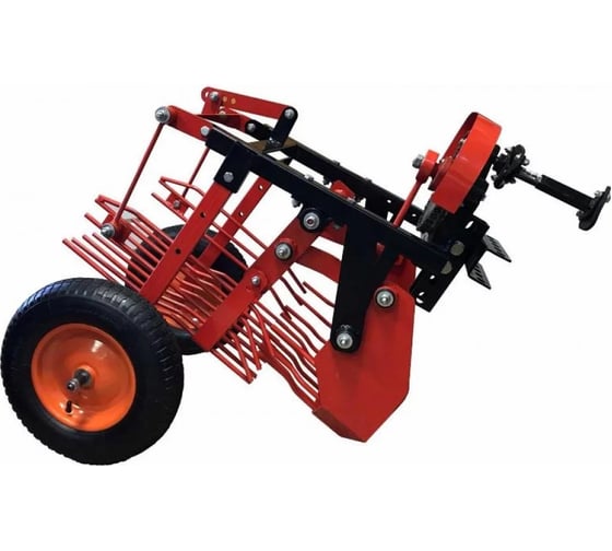 Изображение товара Картофелевыкапыватель вибрационный под ВОМ на втулках кардан FORZA 02.01.04.00.00 - Пневмо колесо