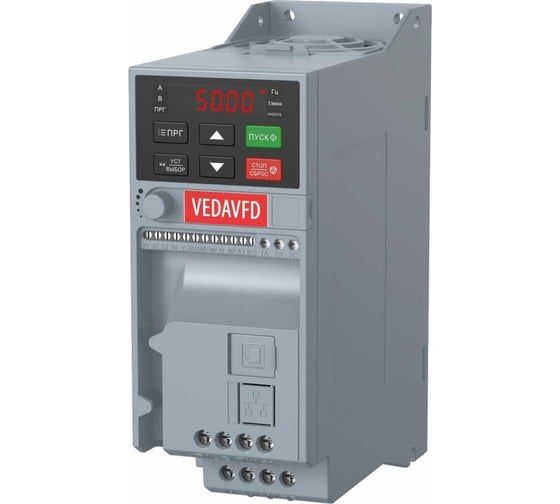 Изображение товара Преобразователь частоты VEDA VFD vf-51-p18k-0038-t4-e20-b-h, 18,5квт, 380в, ip20 ABA00013