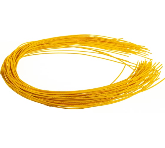 Изображение товара Термоусаживаемая трубка REXANT ТУТ нг 1.5/0.75 мм, 50шт. по 1м, желтая 20-1502