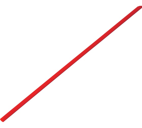 Изображение товара Термоусаживаемая трубка REXANT ТУТ нг 1.5/0.75 мм, 50 шт. по 1м, красная 20-1504