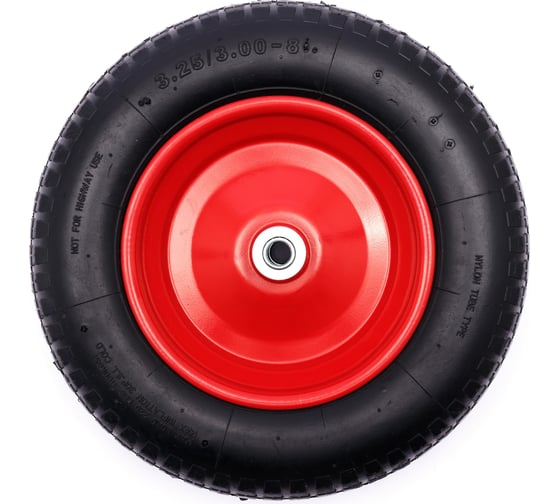 Изображение товара Колесо пневматическое (14x3.25-8 pneum; ось 20 мм; длина 70 мм) ENIFIELD 14x3,25-8 Pn 20/70