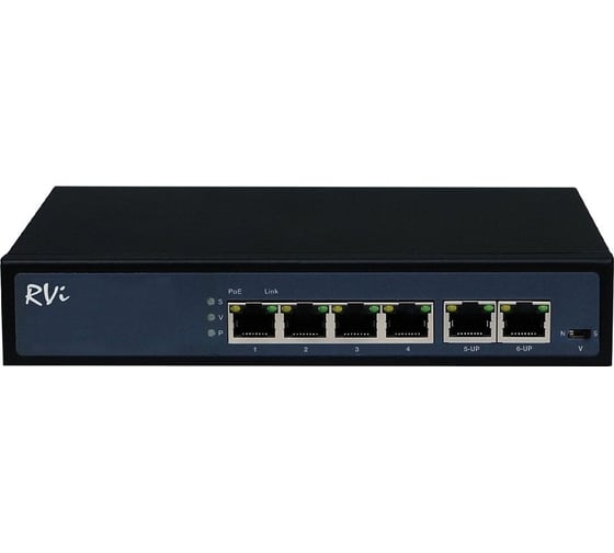 Изображение товара 4 канальный коммутатор RVI 1NS04F-2T 2.31.0001