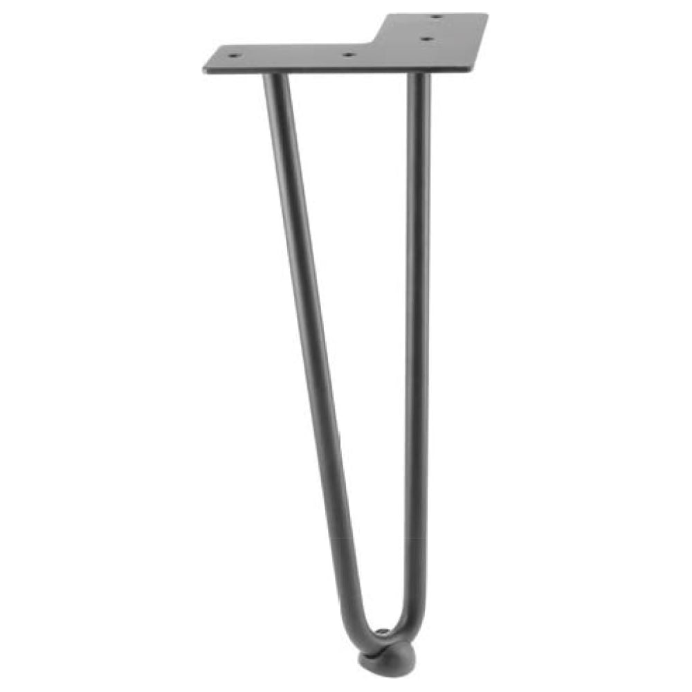 Изображение товара Ножка GTV NM-ARTO-10-2R406 черный матовый, 2 прутка, D-10 мм, H-406 NM-ARTO-10-2R406-20M