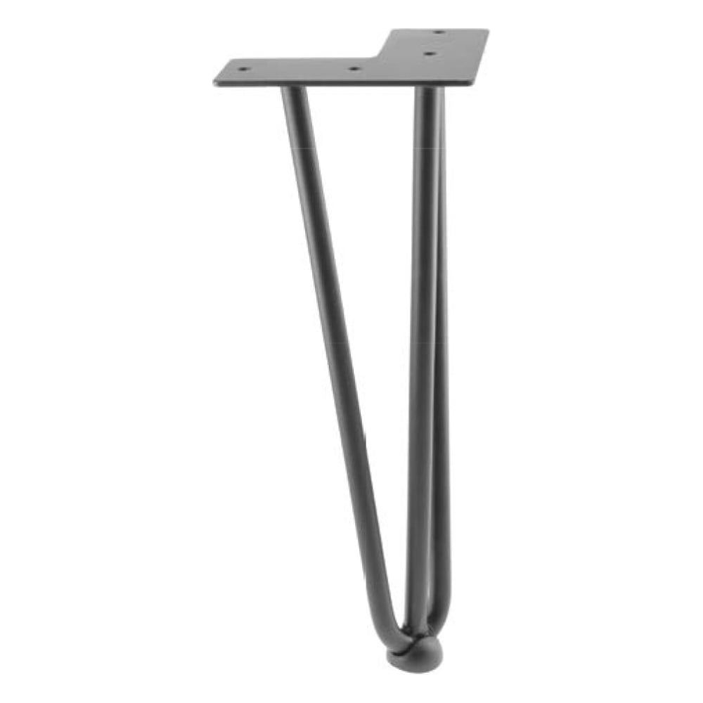 Изображение товара Ножки для мебели GTV NM-ARTO-10-3R304 черный матовый 3 прутка D-10 мм H-304