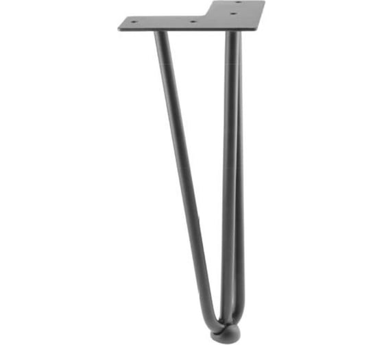 Изображение товара Ножка GTV NM-ARTO-10-3R304 черный матовый, 3 прутка, D-10 мм, H-304 NM-ARTO-10-3R304-20M