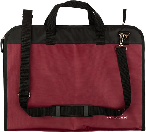 Изображение товара Папка VISTA-ARTISTA на молнии A3 48x35x2 см 100% нейлон узкая/бордовая SHC-03 566505