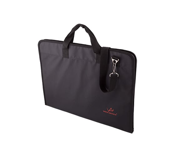 Изображение товара Папка VISTA-ARTISTA на молнии A2 77x58x2 см 100% нейлон узкая/черный SHY-02 416601