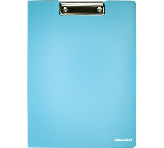 Изображение товара Папка клип-борд SILWERHOF 957024 A4 полифом 1.8 мм голубой с крышкой 1690934