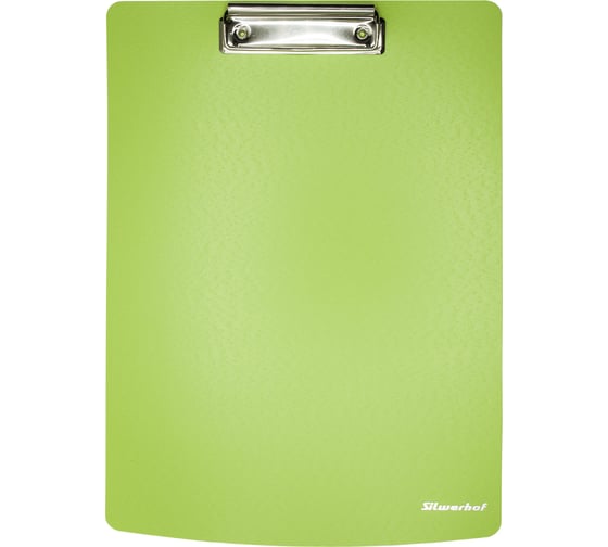 Изображение товара Папка клип-борд SILWERHOF 957026 A4 полифом 1.8 мм салатовый 1690936
