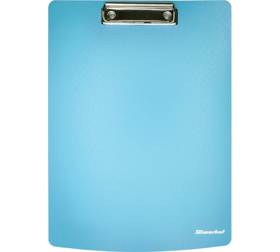 Изображение товара Папка клип-борд SILWERHOF 957027 A4 полифом 1.8 мм голубой 1690937