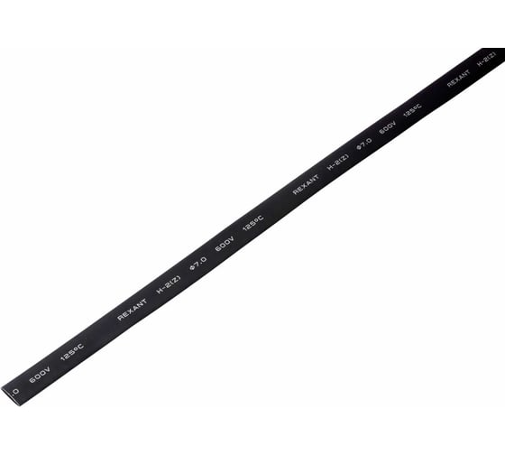 Изображение товара Термоусаживаемая трубка REXANT ТУТнг-LS (2:1)-7/3.5 черная 20-7006