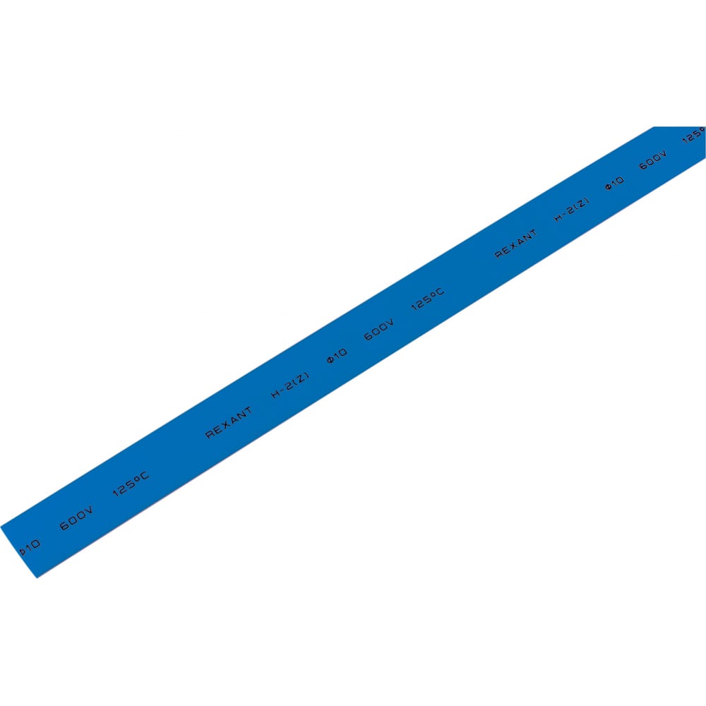 фото Термоусадка rexant 10.0/5.0 мм, 1м, синяя 21-0006