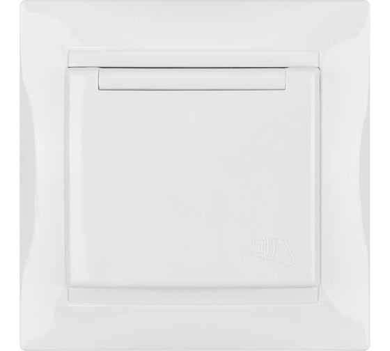 Изображение товара Розетка TDM ELECTRIC Лама 2П+З 16А 250В IP44 с крышкой белая SQ1815-0026