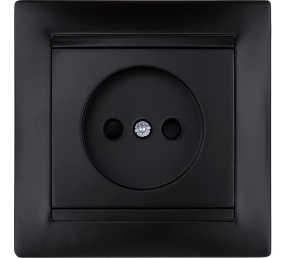 Изображение товара Розетка TDM ELECTRIC Лама 2П 10А 250В с защитными шторками, графит SQ1815-0610
