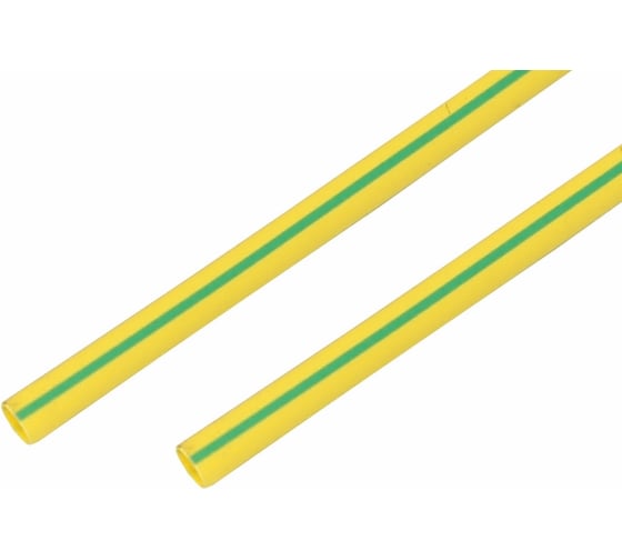 Изображение товара Термоусаживаемая трубка REXANT ТУТнг-LS (2:1)-15/7.5 желто-зеленая 21-5007