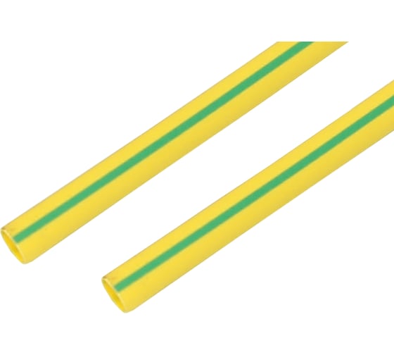 Изображение товара Термоусадочная трубка REXANT ТУТнг 25.0/12.5 мм, 1м, 10 шт, желто-зеленая 22-5007
